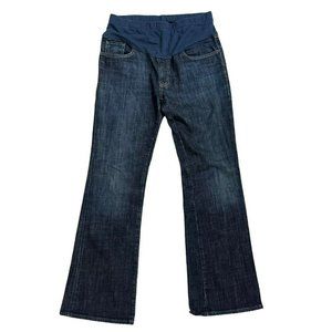 Mavi Maternity Bootcut Dark Wash‎ Pull On Stretch Jeans Womens M